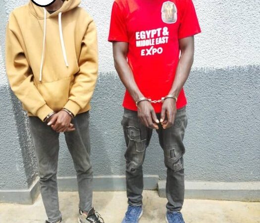 Polisi yataye muri yombi abagabo 2 bakekwaho kwiba ibikoresho by’aagaciro ka miliyoni 15 by’umunyamisiri