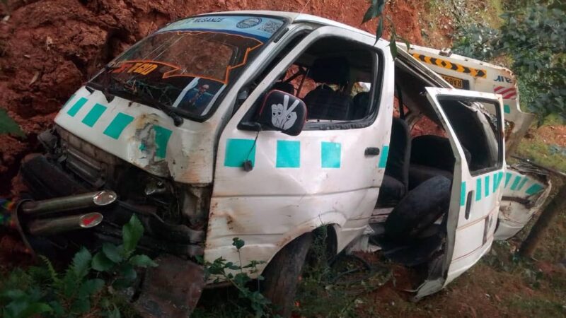 Ngororero: Abantu 18 bakomerekeye mu mpanuka y’imodoka