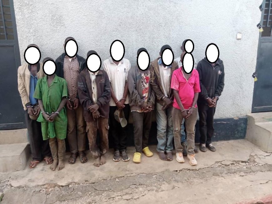 Gasabo: Polisi yafashe 13 bakekwaho ubujura