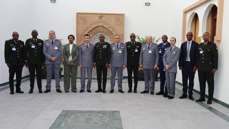 Maj. Gen. Nyakarundi n’itsinda ayoboye bari mu ruzinduko muri Maroc