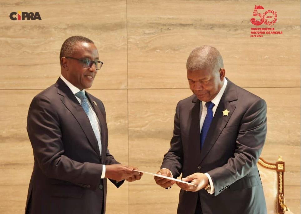 Angola: Minisitiri Biruta yashyikirije João Lourenço ubutumwa bwa Perezida Kagame